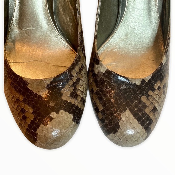 Liz Claiborne Snake Skin Classic Heels Pumps 7 1/2 - Picture 2 of 16